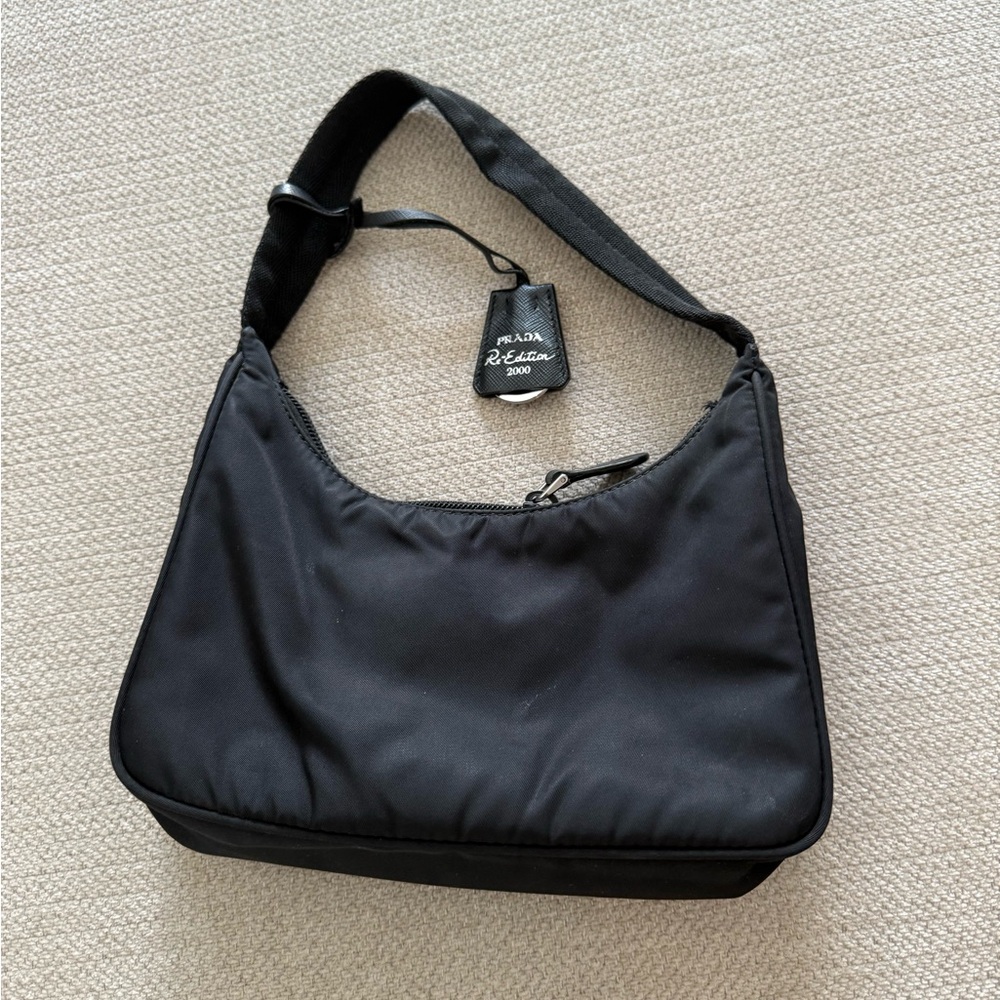 Prada Black Nylon Shoulder Bag - Picture 2 of 2